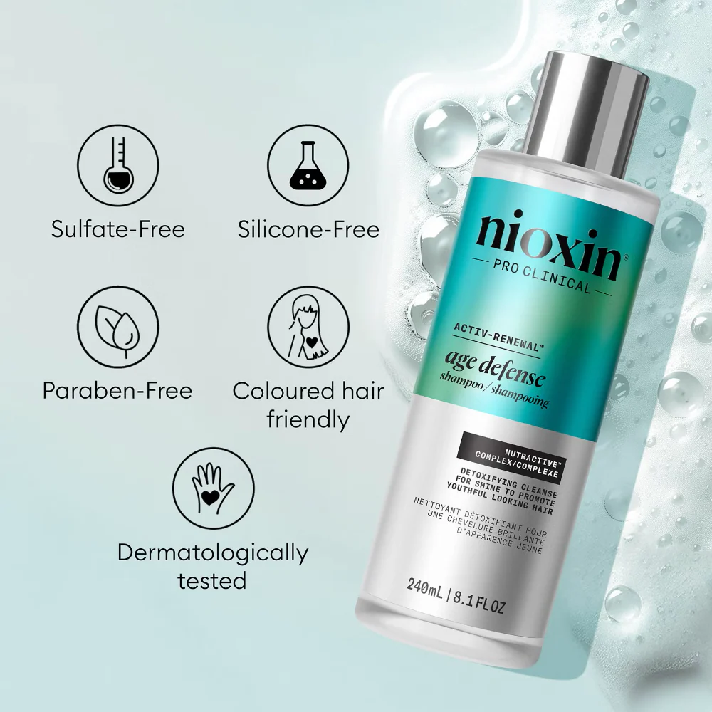 Nioxin Activ-Renewal Age Defence Shampoo 240ml - Image 6