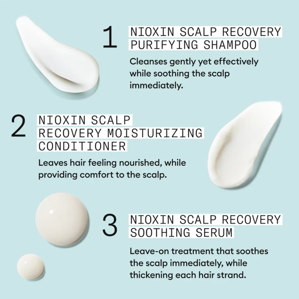 Nioxin Scalp Recovery Anti-Dandruff 3-Step System Kit - Image 2