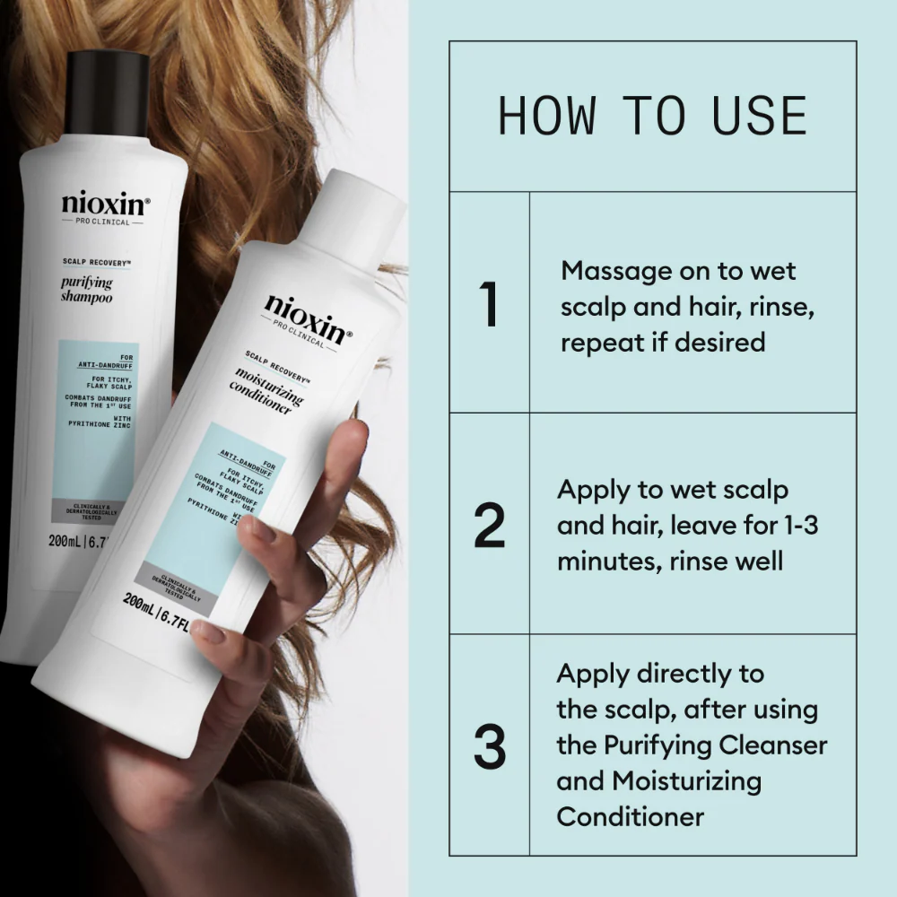 Nioxin Scalp Recovery Anti-Dandruff Moisturising Conditioner 200ml - Image 4