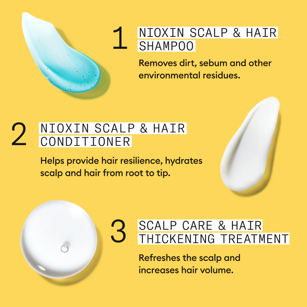 Nioxin System 1 Scalp & Hair Leave-In Treatment for Natural Hair with Light Thinning 100ml - Image 6