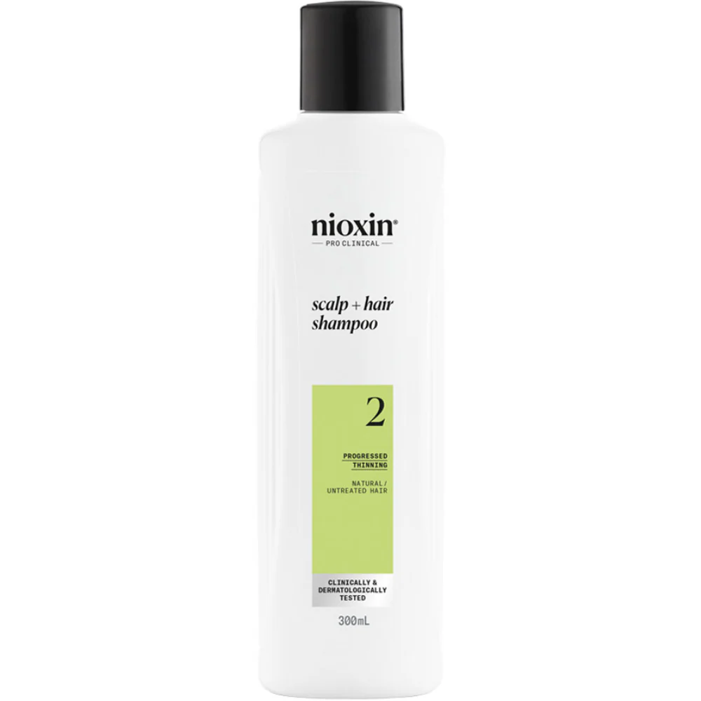 Nioxin System 2 Shampoo & Conditioner Twin for Natural Hair with Progressed Thinning 2 x 300ml - Image 2