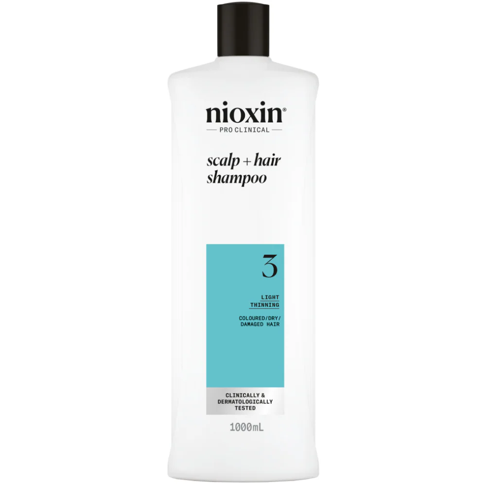 Nioxin System 3 Shampoo & Conditioner Twin for Coloured Hair with Light Thinning 2 x 1000ml - Image 2