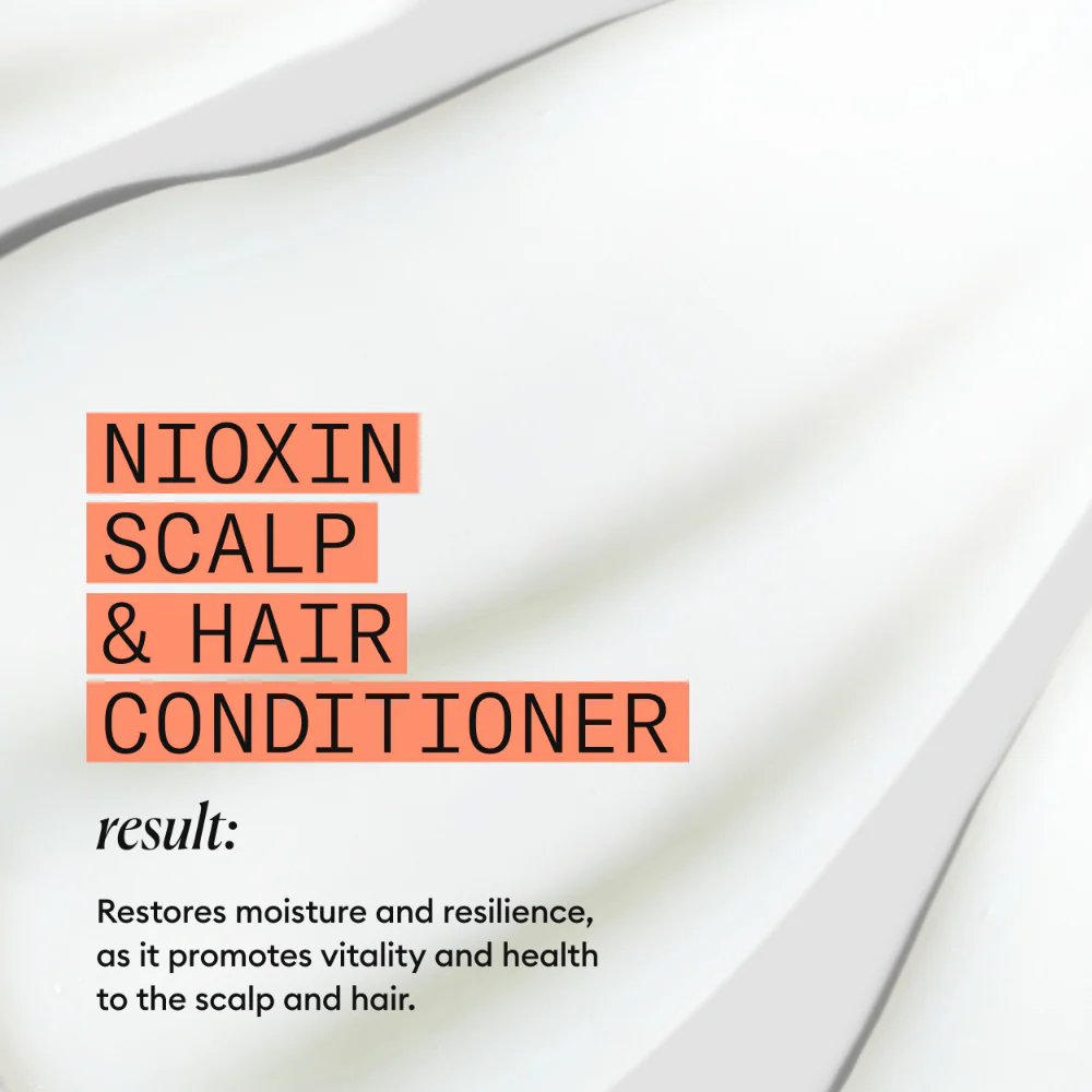 Nioxin System 4 Scalp Therapy Conditioner for Coloured Treated Hair with Progressed Thinning 1000ml - Image 2
