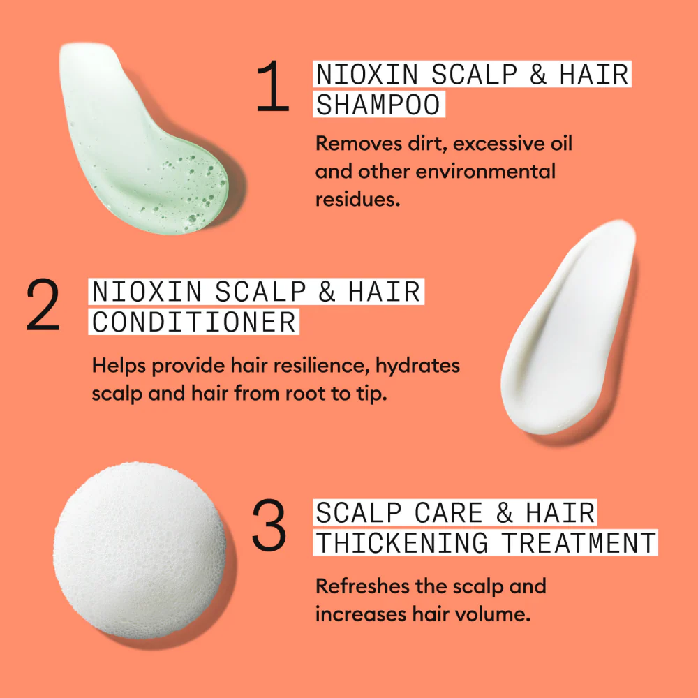 Nioxin System 4 Scalp Therapy Conditioner for Coloured Treated Hair with Progressed Thinning 1000ml - Image 5
