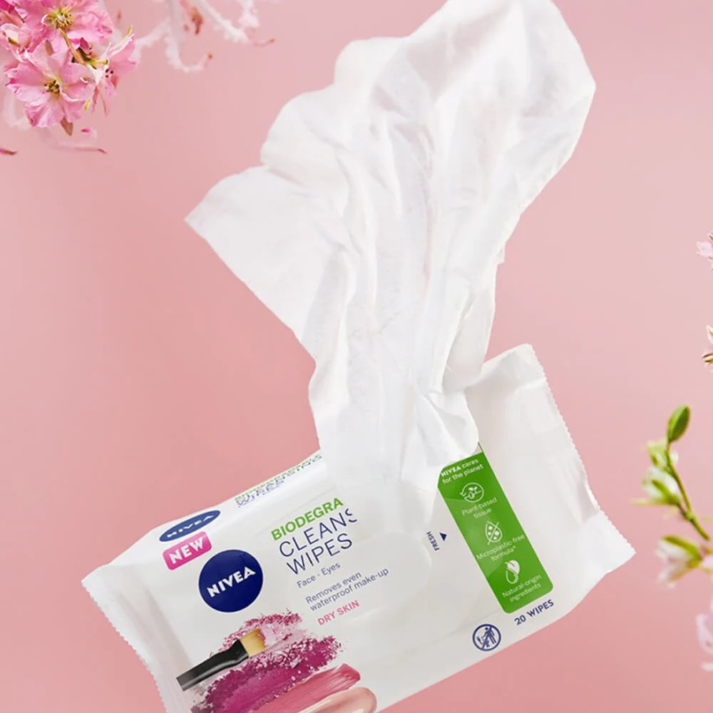 Nivea Biodegradable Gentle Cleansing Wipes Pack of 40 - Image 2