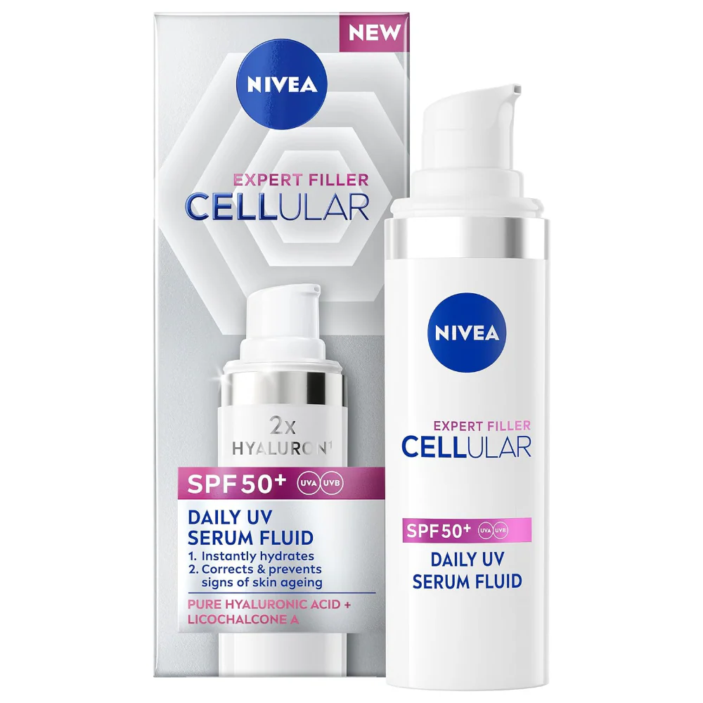 Nivea Cellular Expert Filler Daily UV Serum Fluid SPF50+ 30ml - Image 2