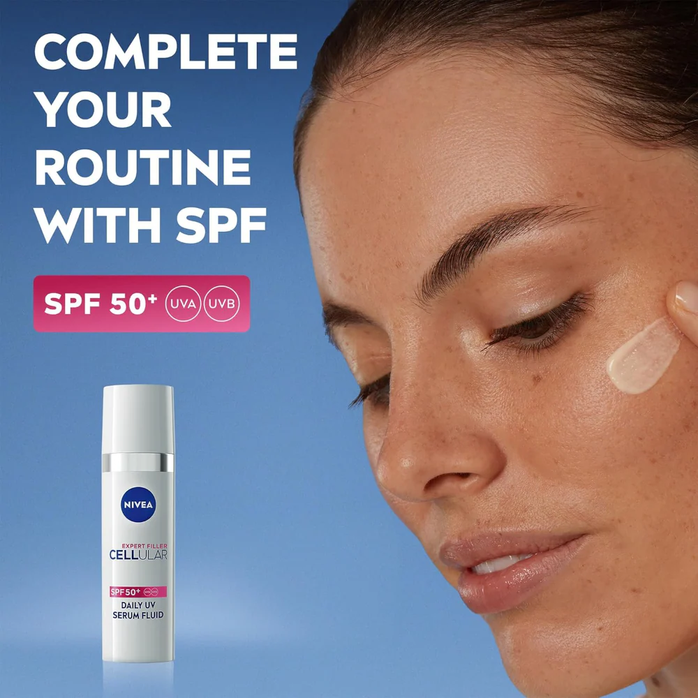 Nivea Cellular Expert Filler Daily UV Serum Fluid SPF50+ 30ml - Image 8
