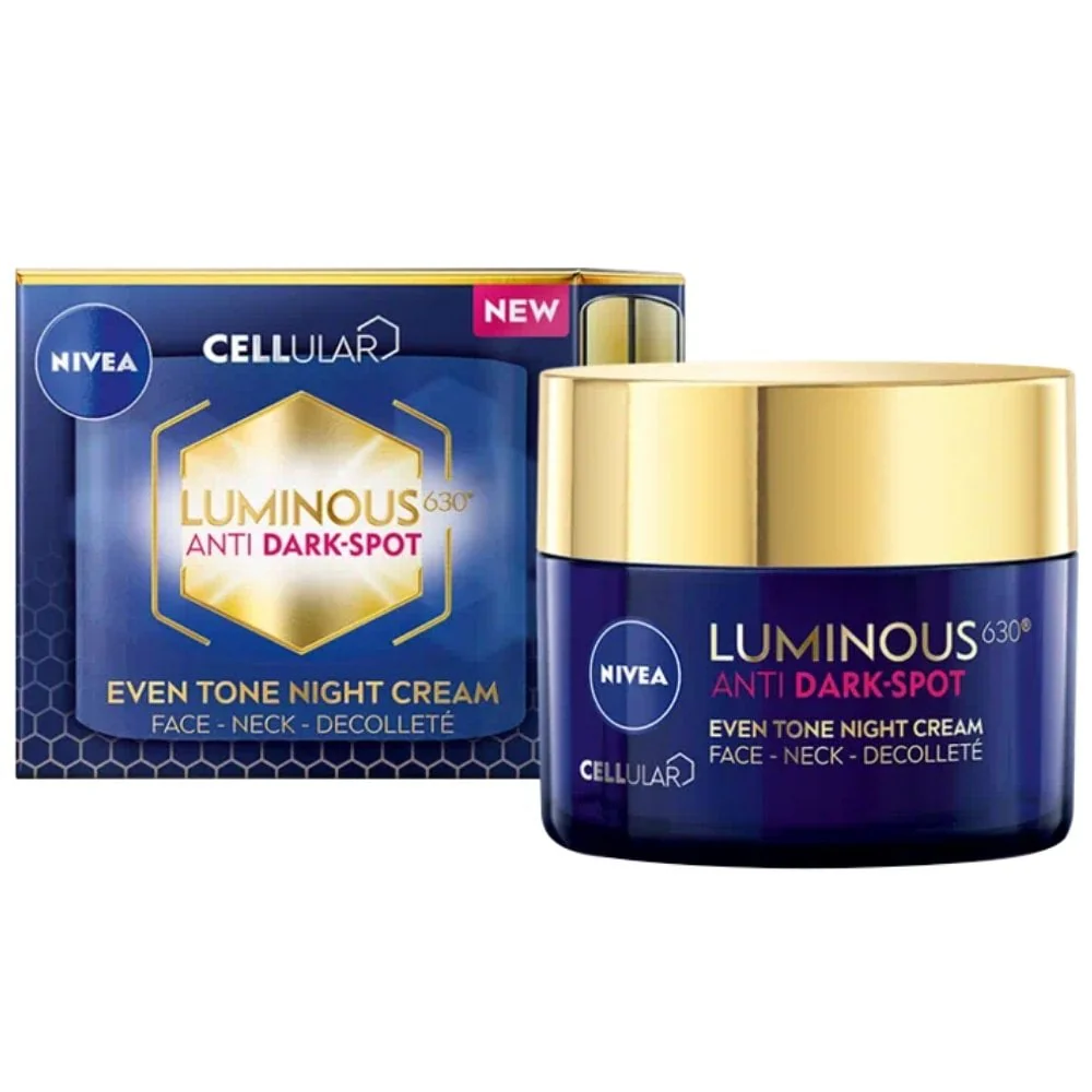 Nivea Cellular Luminous 630 Anti-Dark Spot Even Tone Night Cream 50ml - Image 2