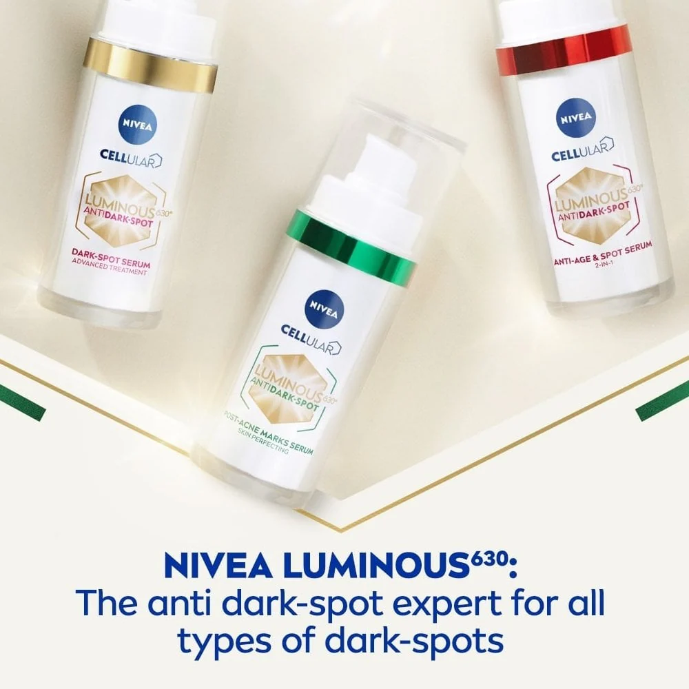 Nivea Cellular Luminous 630 Anti Dark-Spot Post-Acne Dark Marks Serum 30ml - Image 6