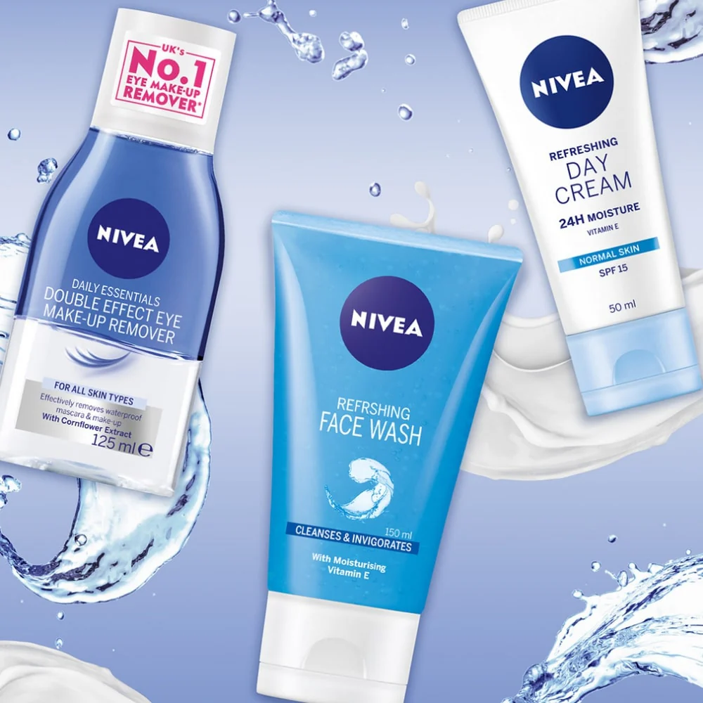 Nivea Double Effect Waterproof Eye Make Up Remover 125ml - Image 2