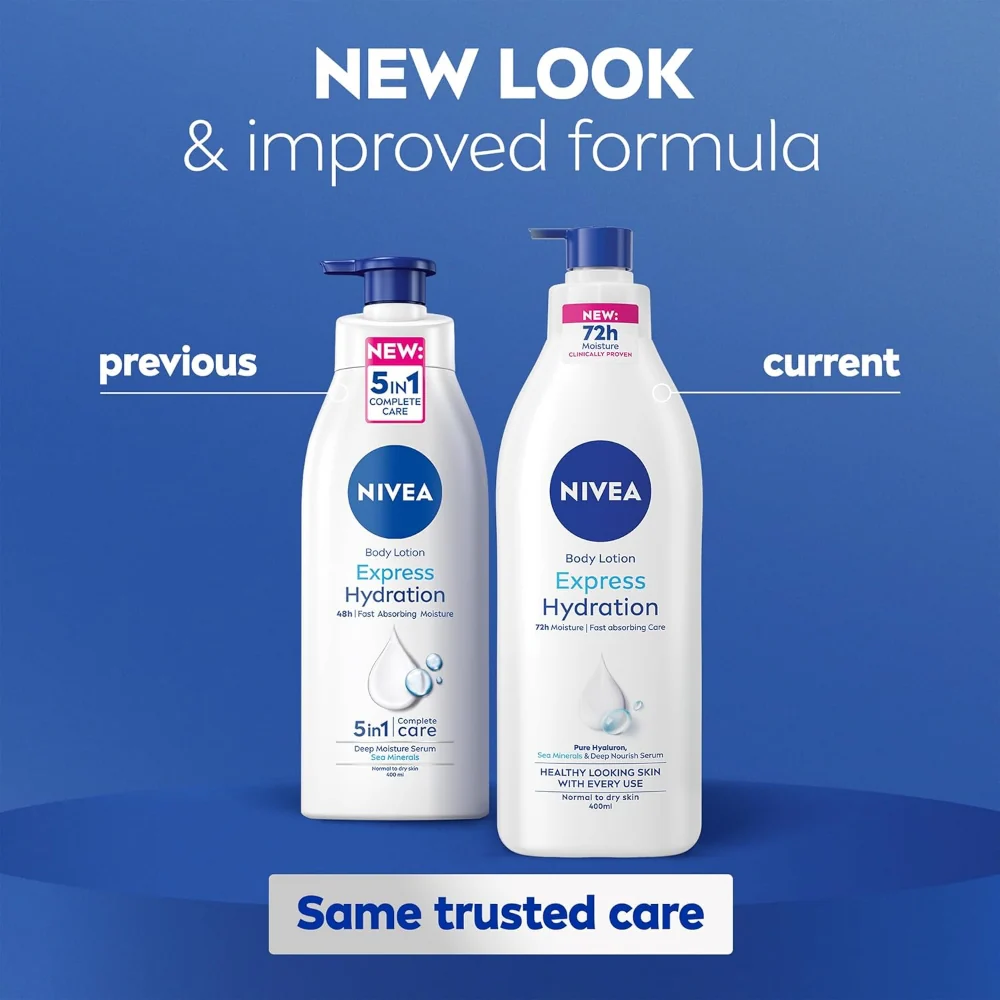 Nivea Express Hydration 72hr Body Lotion 400ml - Image 2
