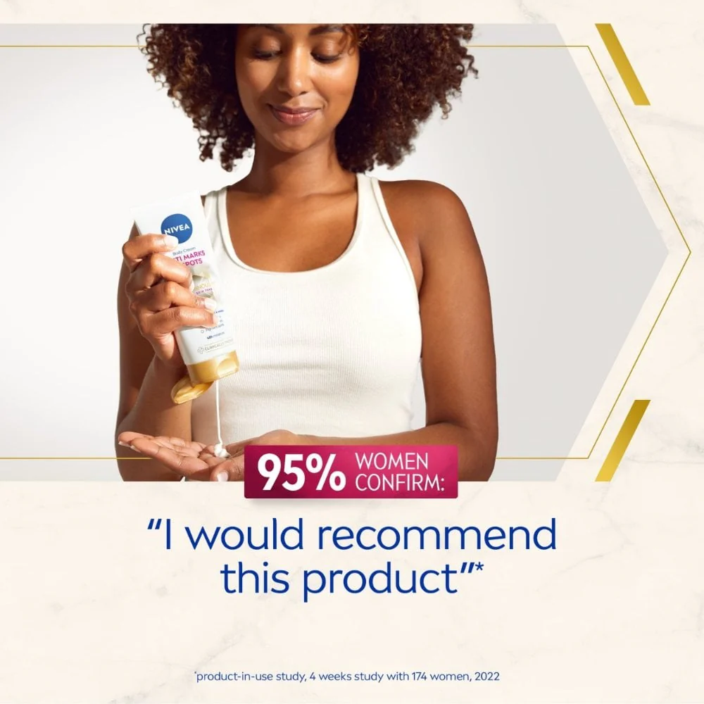 Nivea Luminous 630 Anti-Stretch Marks & Dark Spots Body Cream 200ml - Image 6