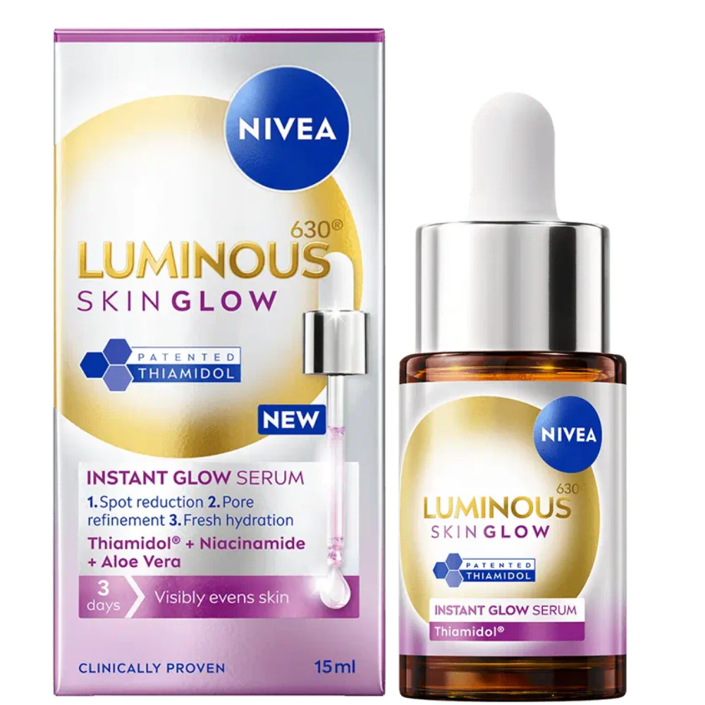 Nivea Luminous 630 Instant Glow Serum 15ml - Image 2