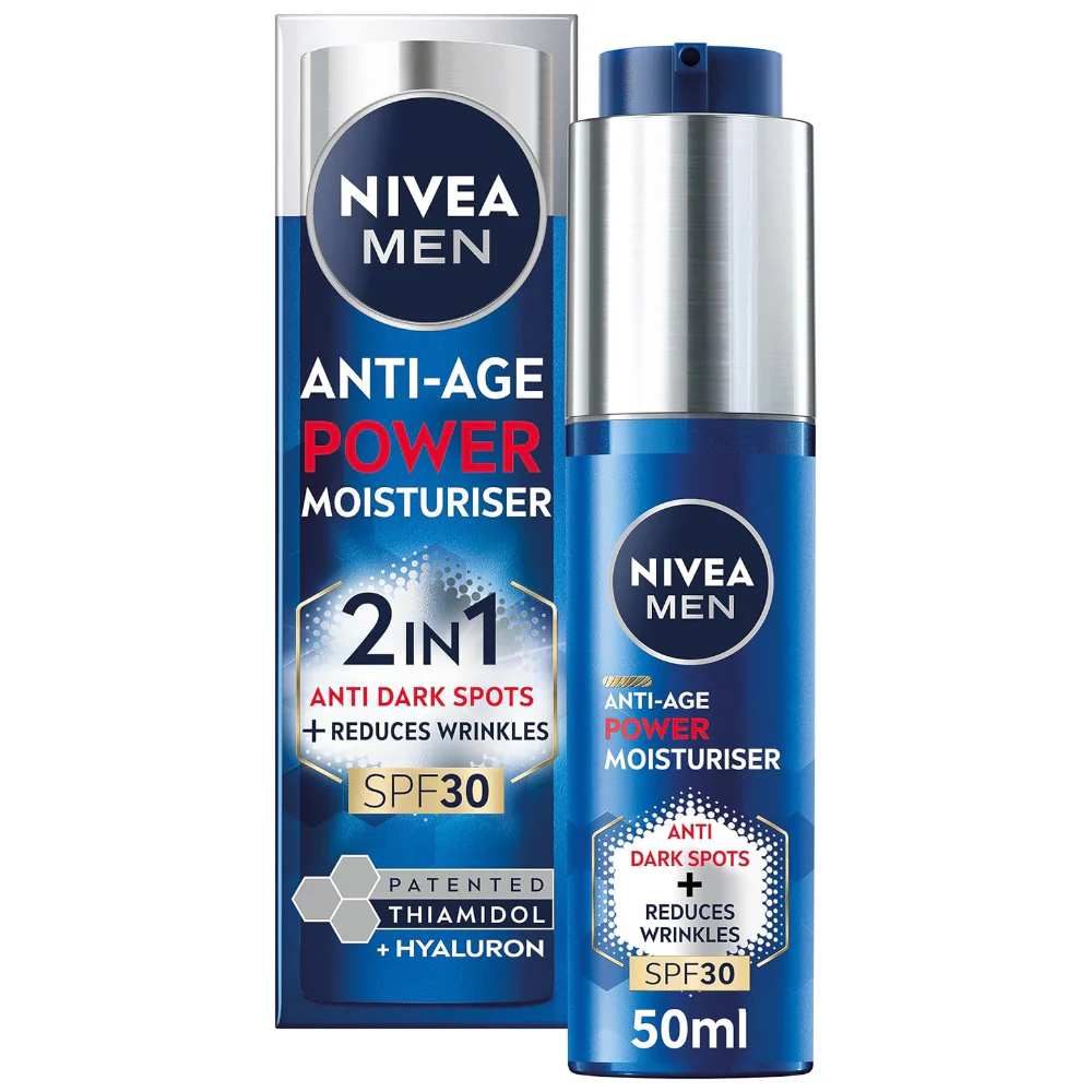 Nivea Men Anti-Age 2-In-1 Power Face Moisturiser SPF30 50ml - Image 2