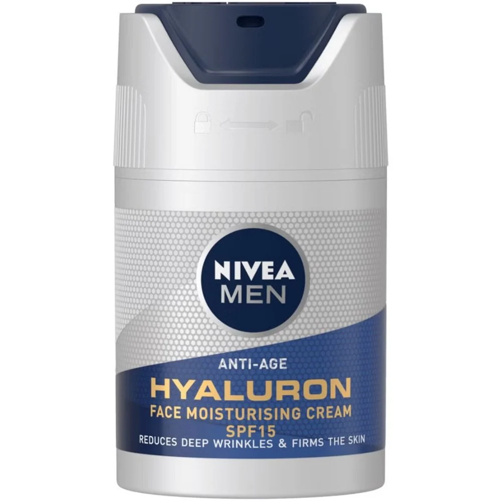 Nivea Men Anti-Age Hyaluron Face Moisturising Cream SPF15 50ml - Image 2
