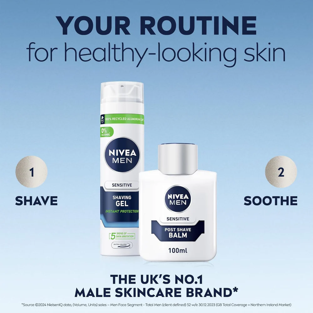 Nivea Men Sensitive Post Shave Balm 100ml - Image 9