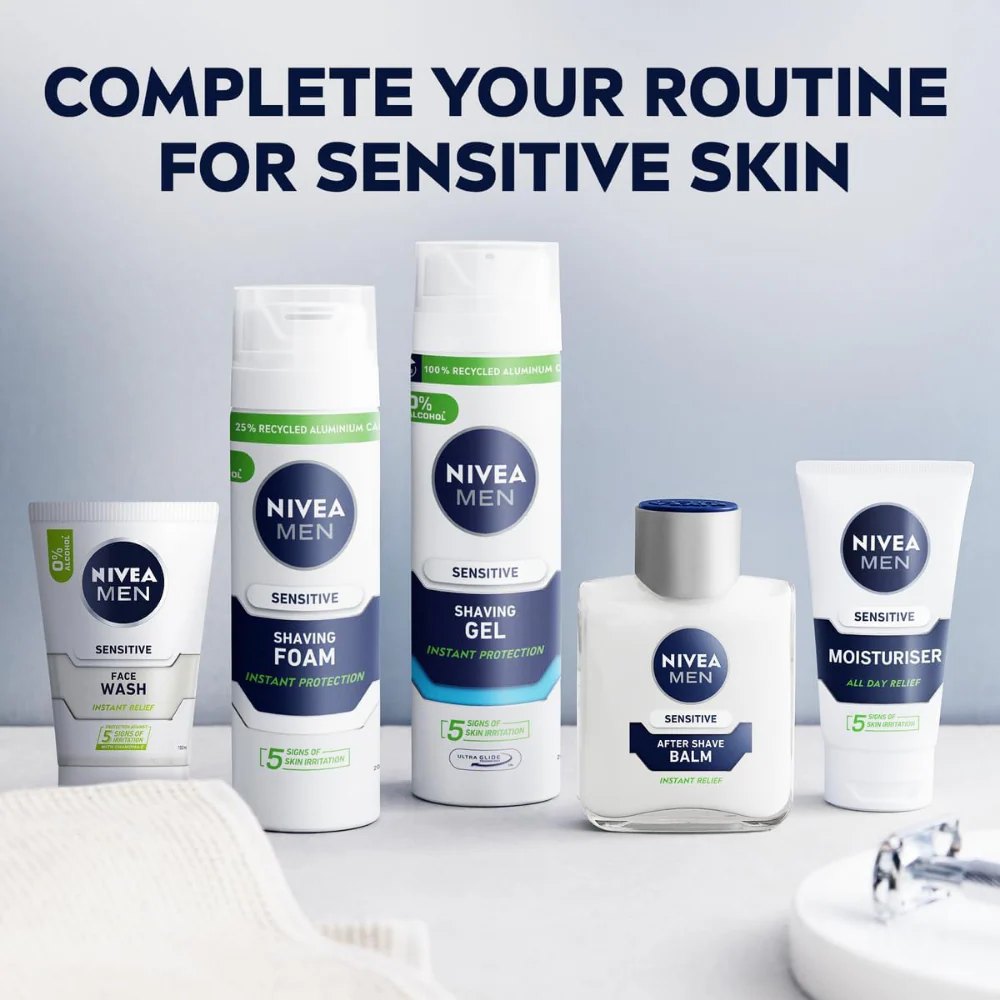Nivea Men Sensitive Shaving Gel 200ml - Image 5