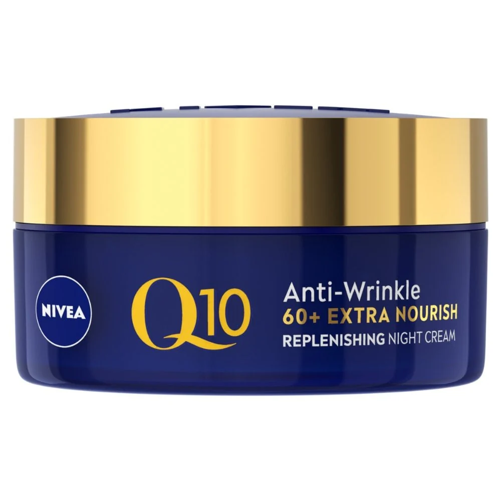Nivea Q10 60+ Anti-Wrinkle Replenishing Night Cream 50ml - Image 2