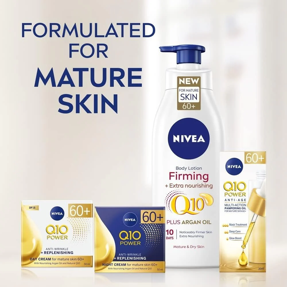 Nivea Q10 60+ Firming & Extra Nourishing Body Lotion 400ml - Image 4