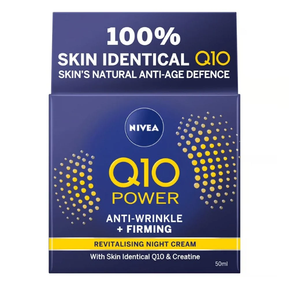 Nivea Q10 Power Anti-Wrinkle & Firming Night Cream 50ml - Image 2