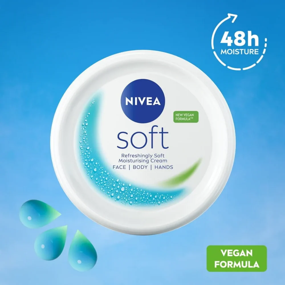 Nivea Refreshingly Soft Moisturising Cream 500ml - Image 2