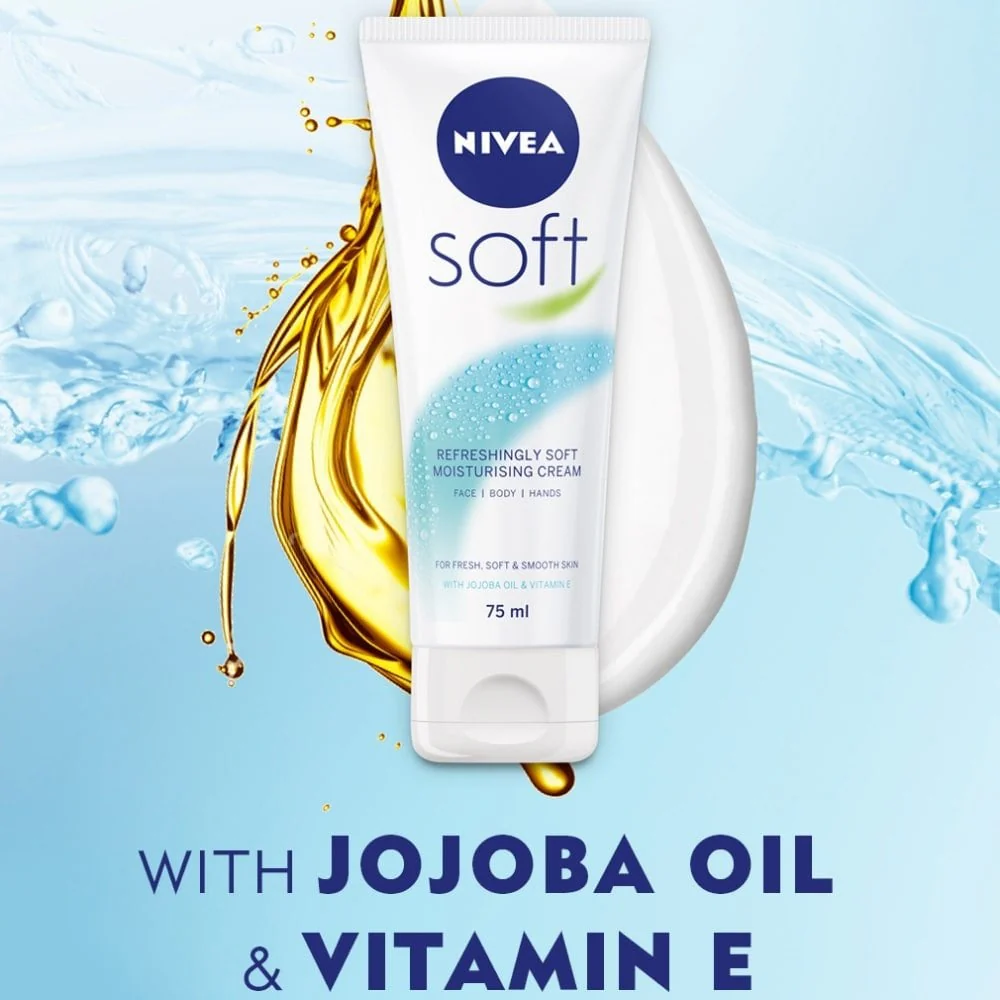 Nivea Refreshingly Soft Moisturising Cream 75ml - Image 3