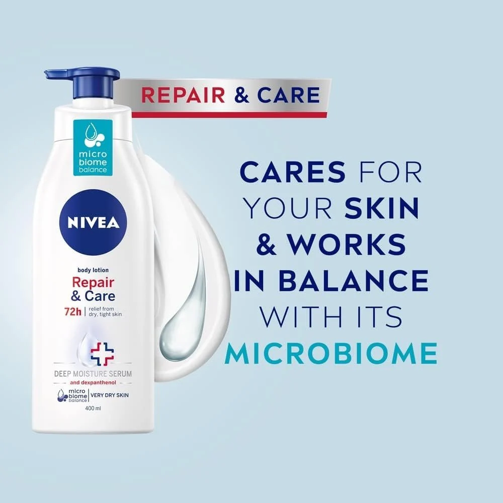 Nivea Repair & Care Intense Moisture Body Lotion 400ml - Image 2