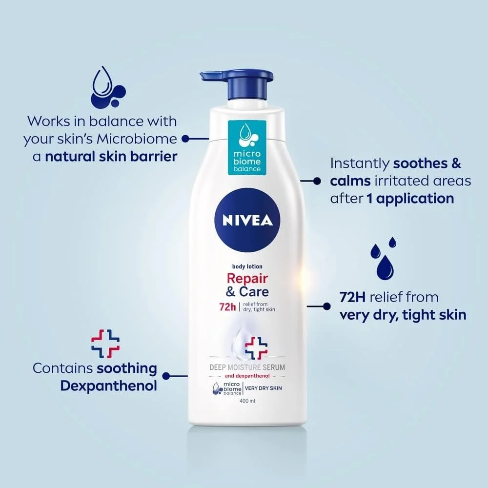 Nivea Repair & Care Intense Moisture Body Lotion 400ml - Image 3