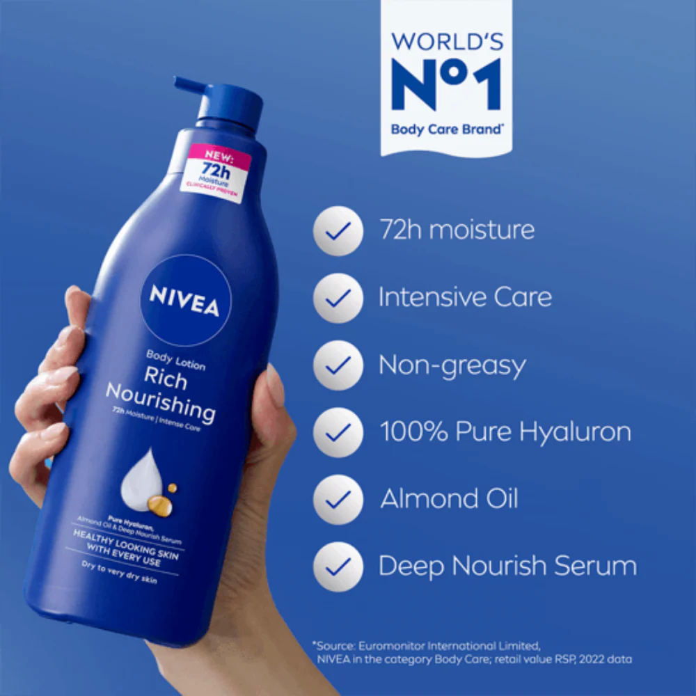 Nivea Rich Nourishing Body 400ml - Image 2