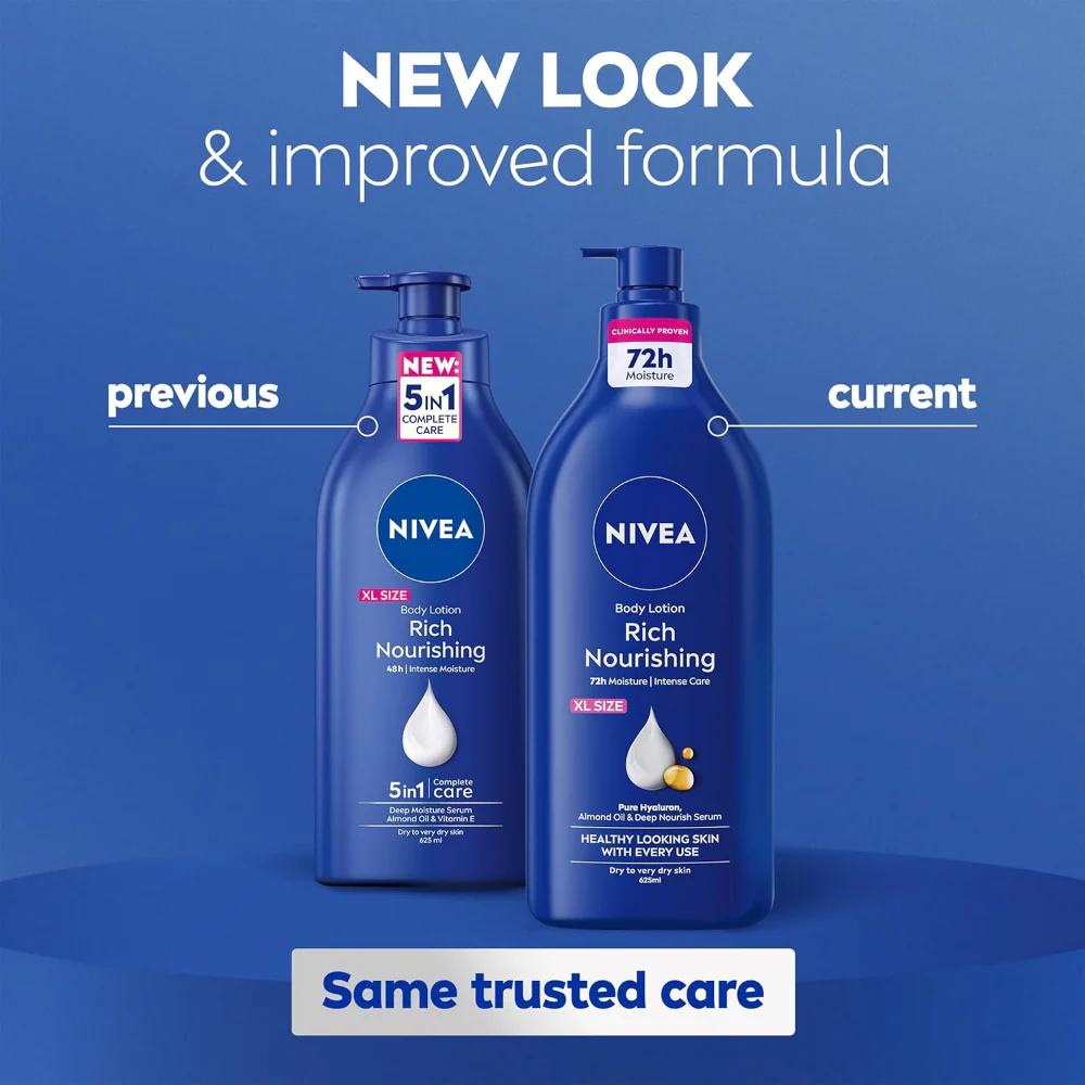 Nivea Rich Nourishing Body Lotion 625ml - Image 6