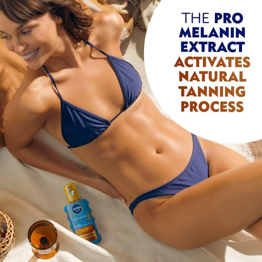 Nivea Sun Protect & Bronze Sun Cream Spray SPF30 200ml - Image 4