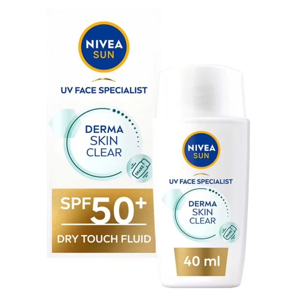 Nivea Sun UV Face Derma Blemish Control Sun Fluid SPF50+ 40ml - Image 2