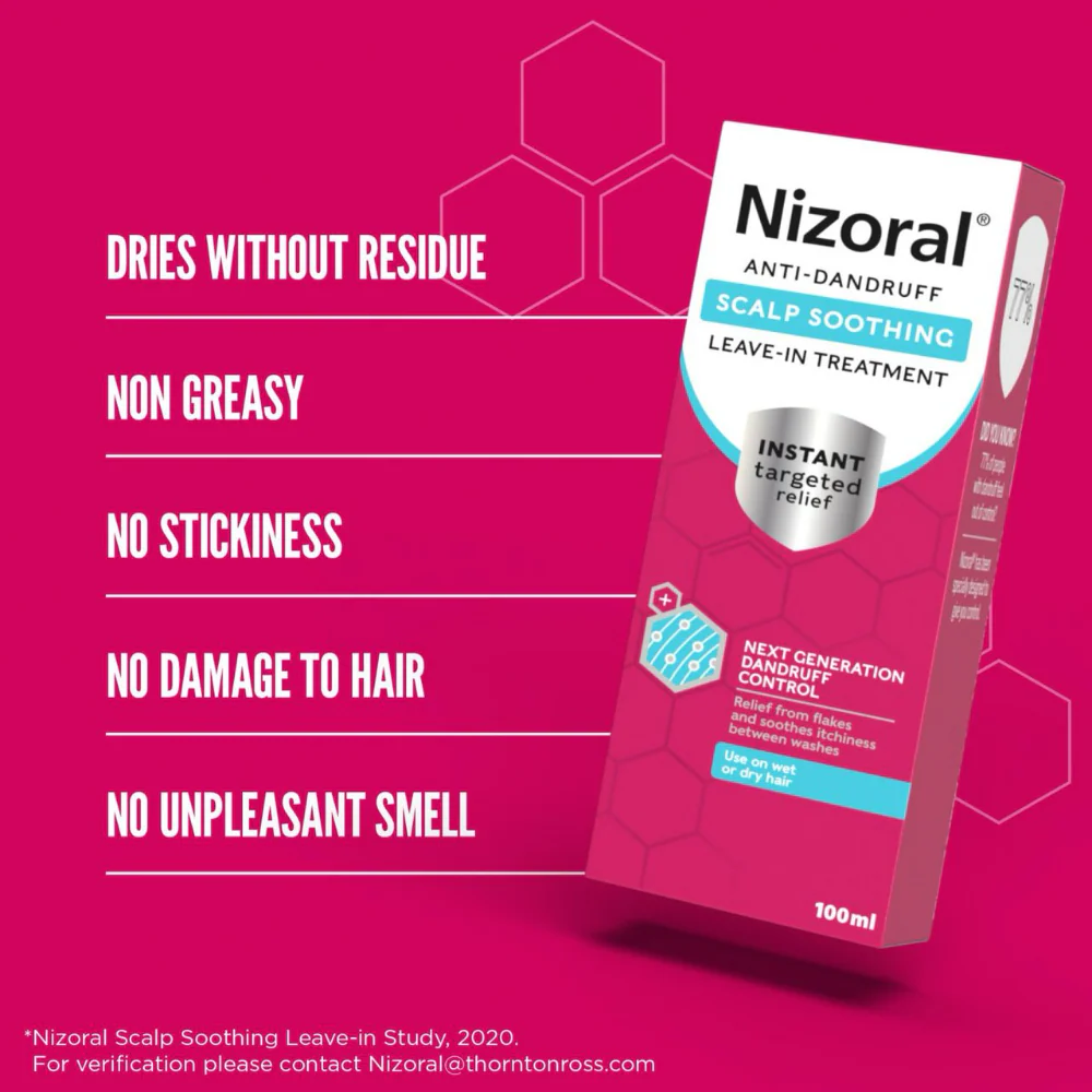 Nizoral Anti-Dandruff Scalp Soothing Leave-In Treatment 100ml - Image 4