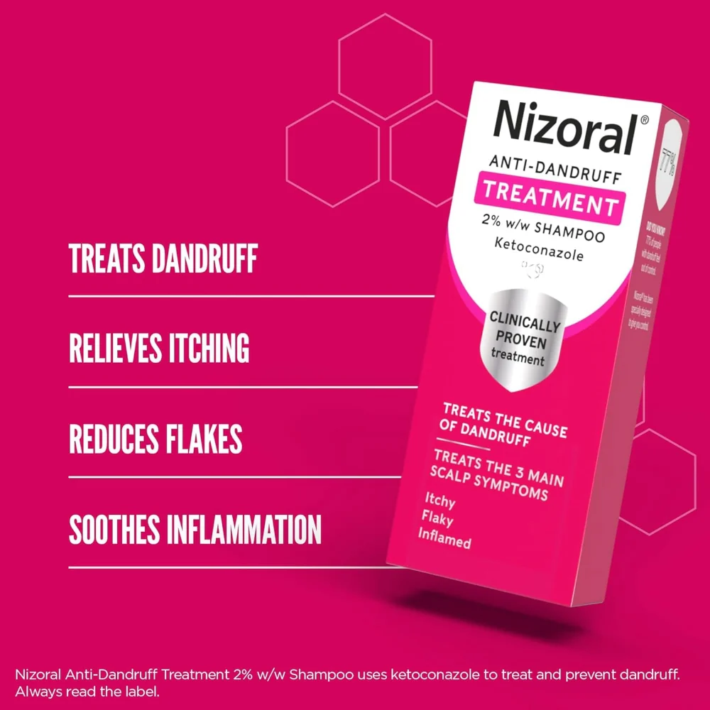 Nizoral Anti-Dandruff Shampoo 60ml - Image 3