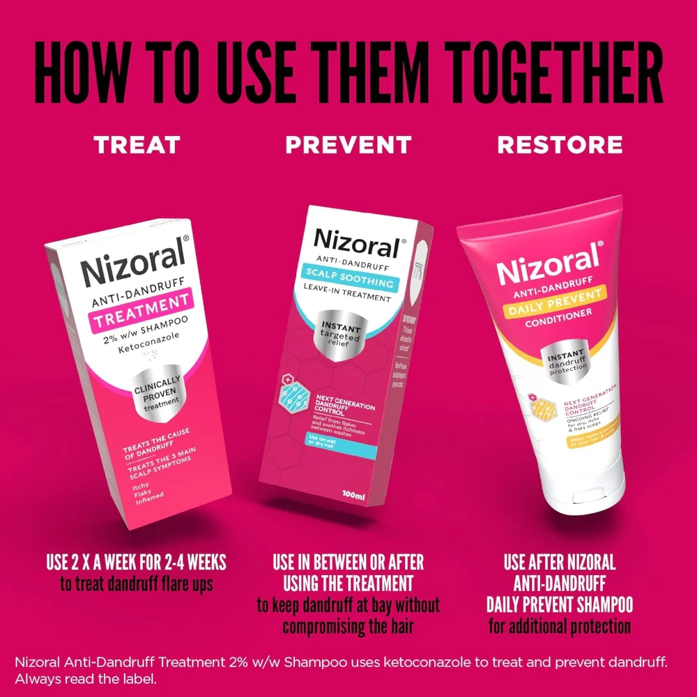 Nizoral Anti-Dandruff Shampoo 60ml - Image 6