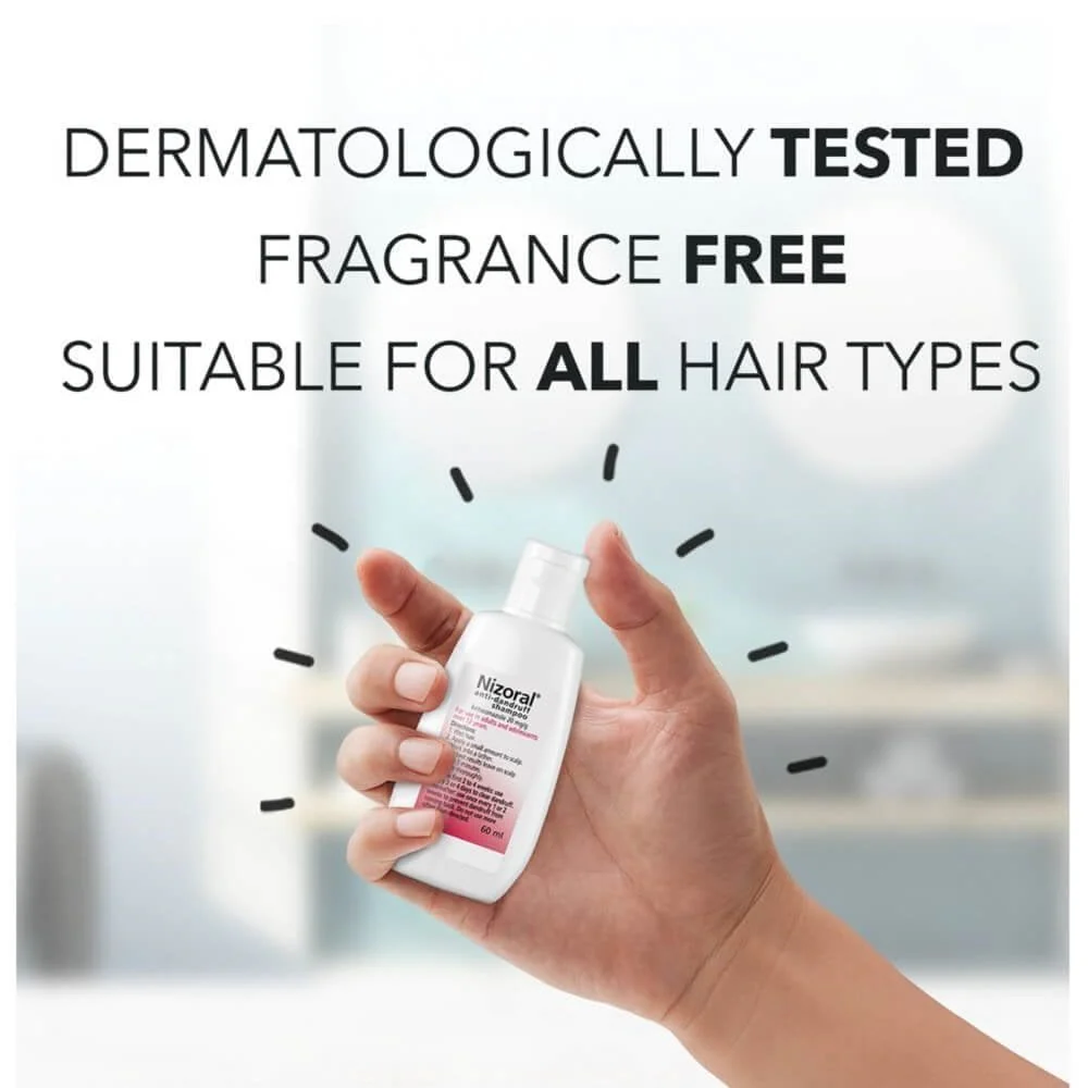 Nizoral Anti-Dandruff Shampoo Trio 3 x 60ml - Image 4