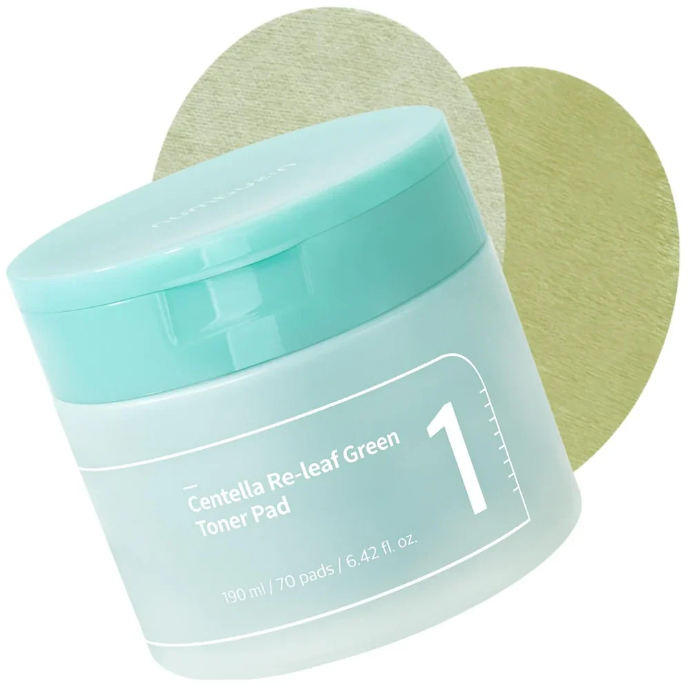 Numbuzin No. 1 Centella Re-leaf Green Toner Pad 190ml - Image 2