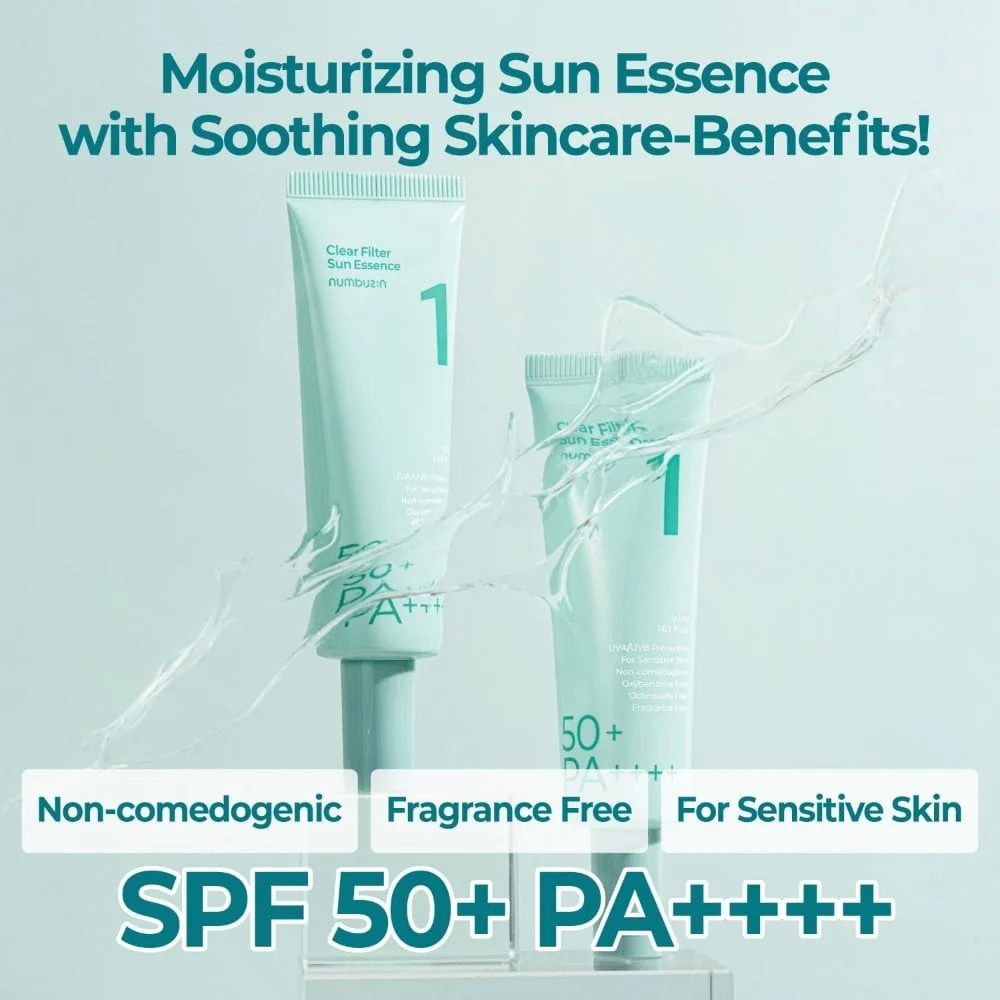 Numbuzin No. 1 Clear Filter Sun Essence PA++++ SPF50 50ml - Image 3