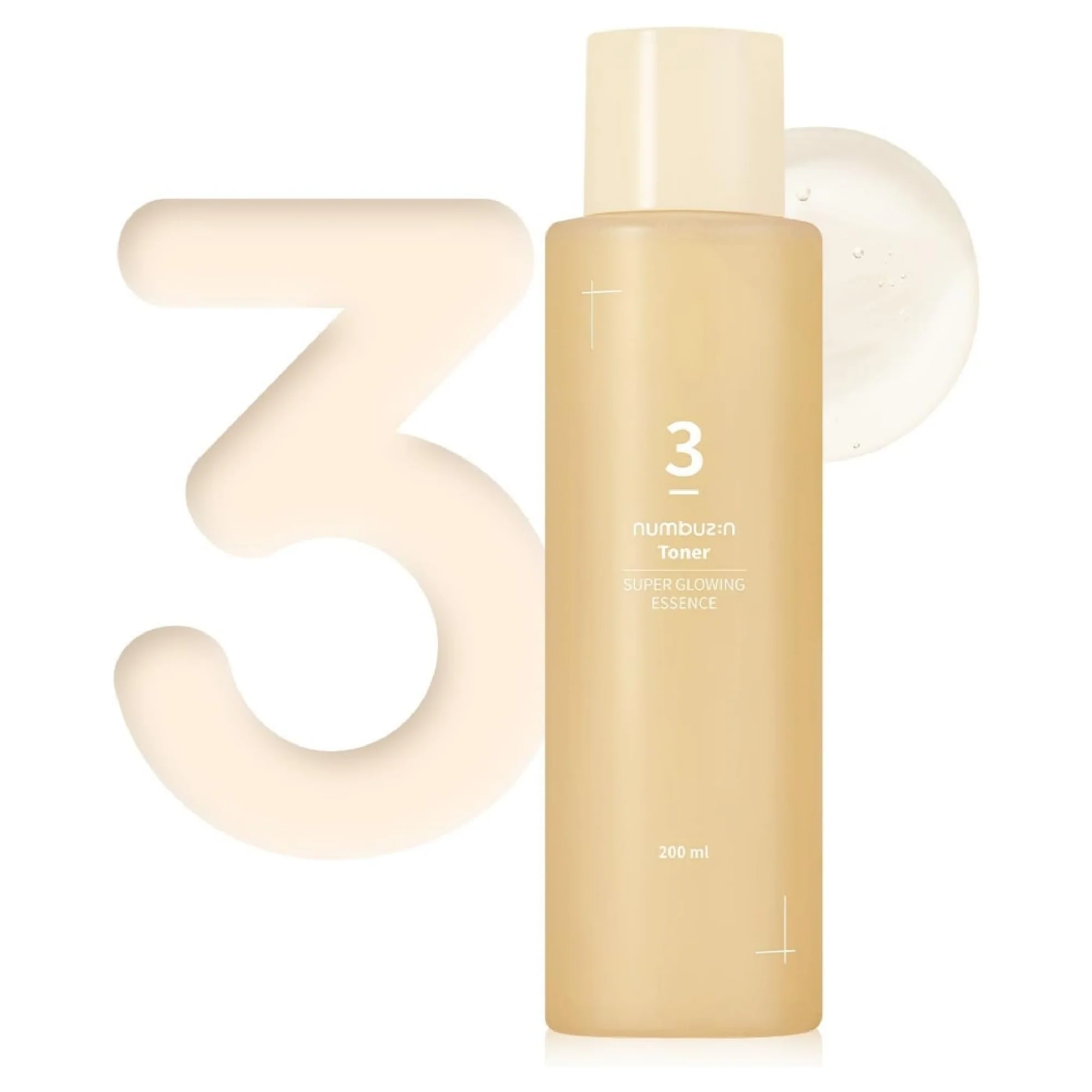 Numbuzin No. 3 Super Glowing Essence Toner 200ml - Image 2