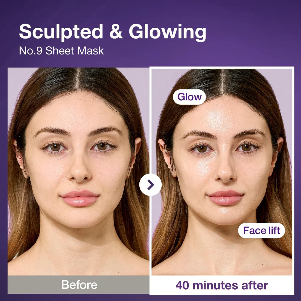 Numbuzin No. 9 NAD+ BIO Lifting-sil Full Face Sheet Mask x4 - Image 2