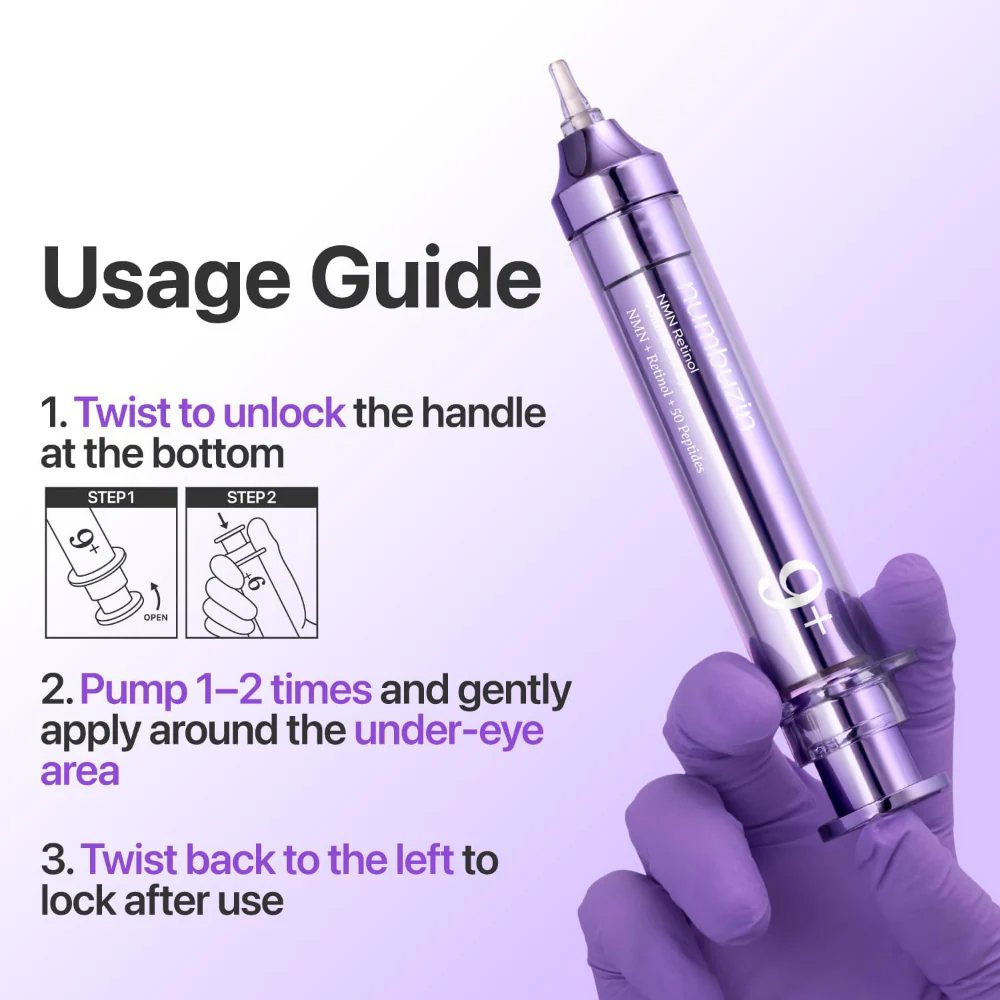 Numbuzin No. 9 NAD+ Retinol Volumetox Eye Cream 10ml - Image 9