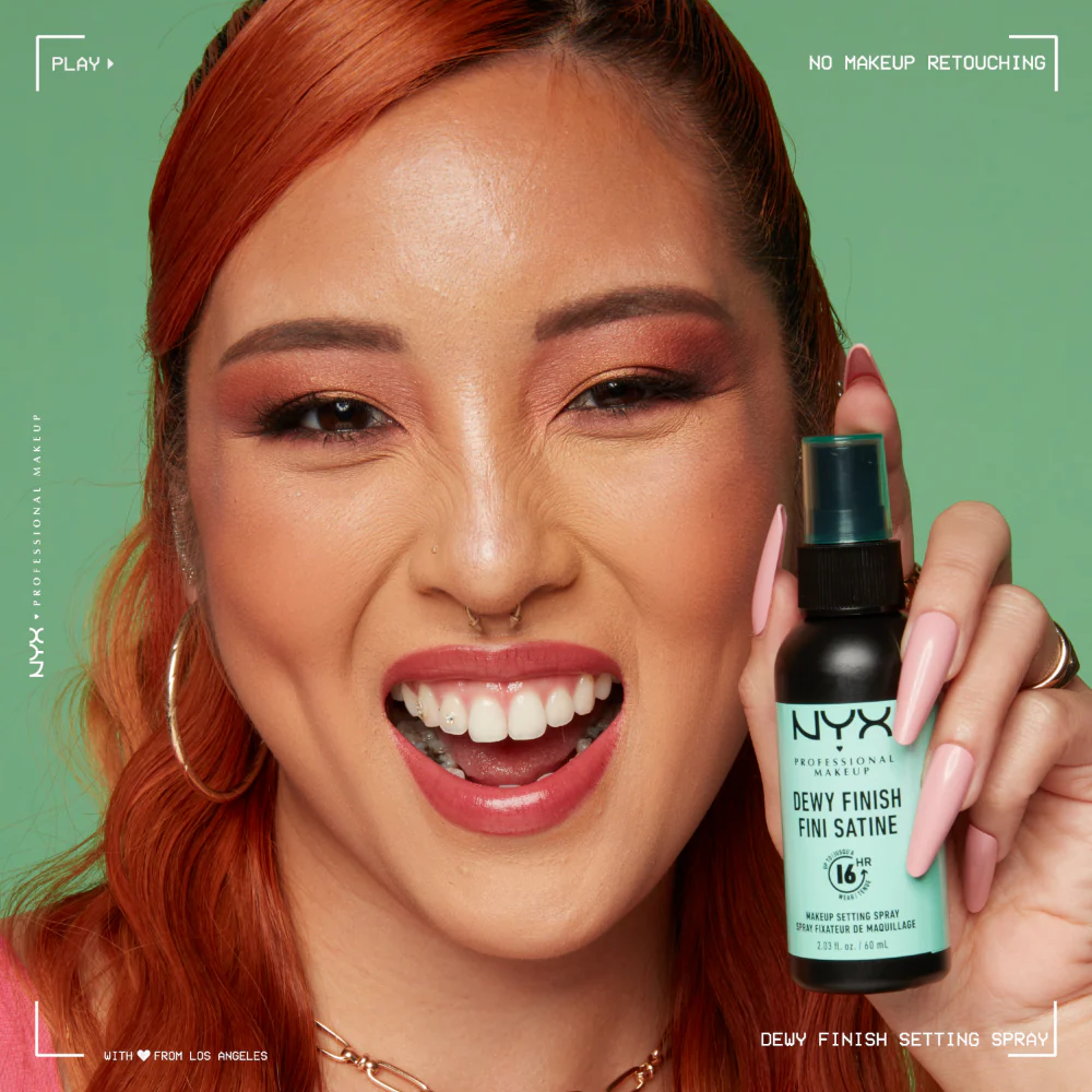 NYX Professional Makeup Dewy Finish Makeup Setting Spray 60ml - Image 7