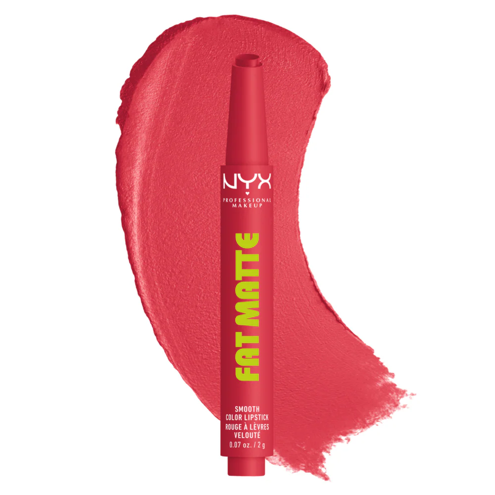 NYX Professional Makeup Fat Matte Smooth Colour Lipstick 2g - Image 11