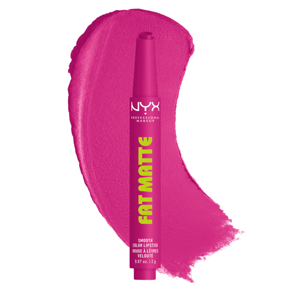 NYX Professional Makeup Fat Matte Smooth Colour Lipstick 2g - Image 14