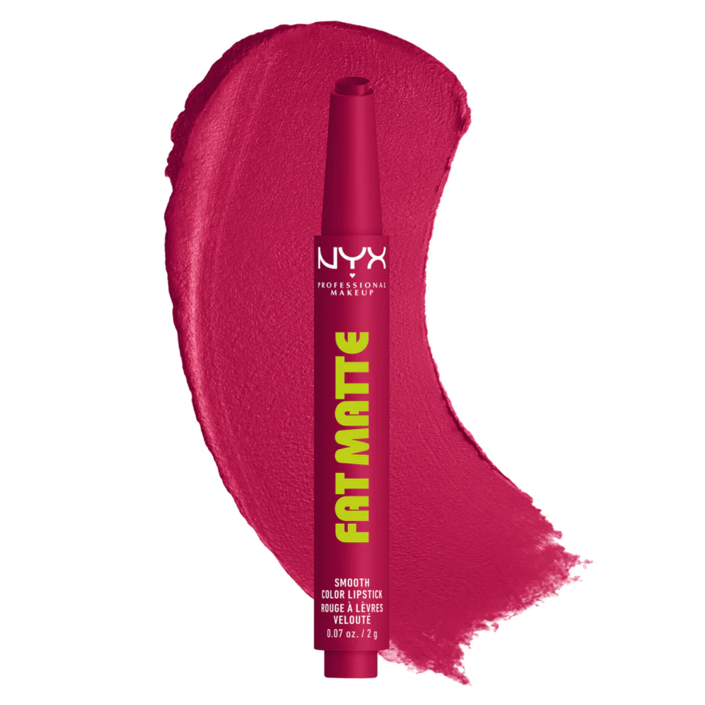 NYX Professional Makeup Fat Matte Smooth Colour Lipstick 2g - Image 15