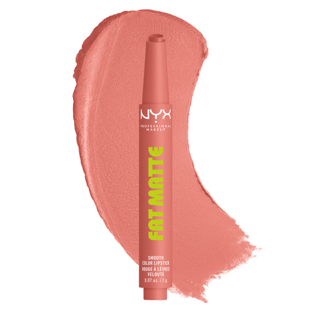 NYX Professional Makeup Fat Matte Smooth Colour Lipstick 2g - Image 3