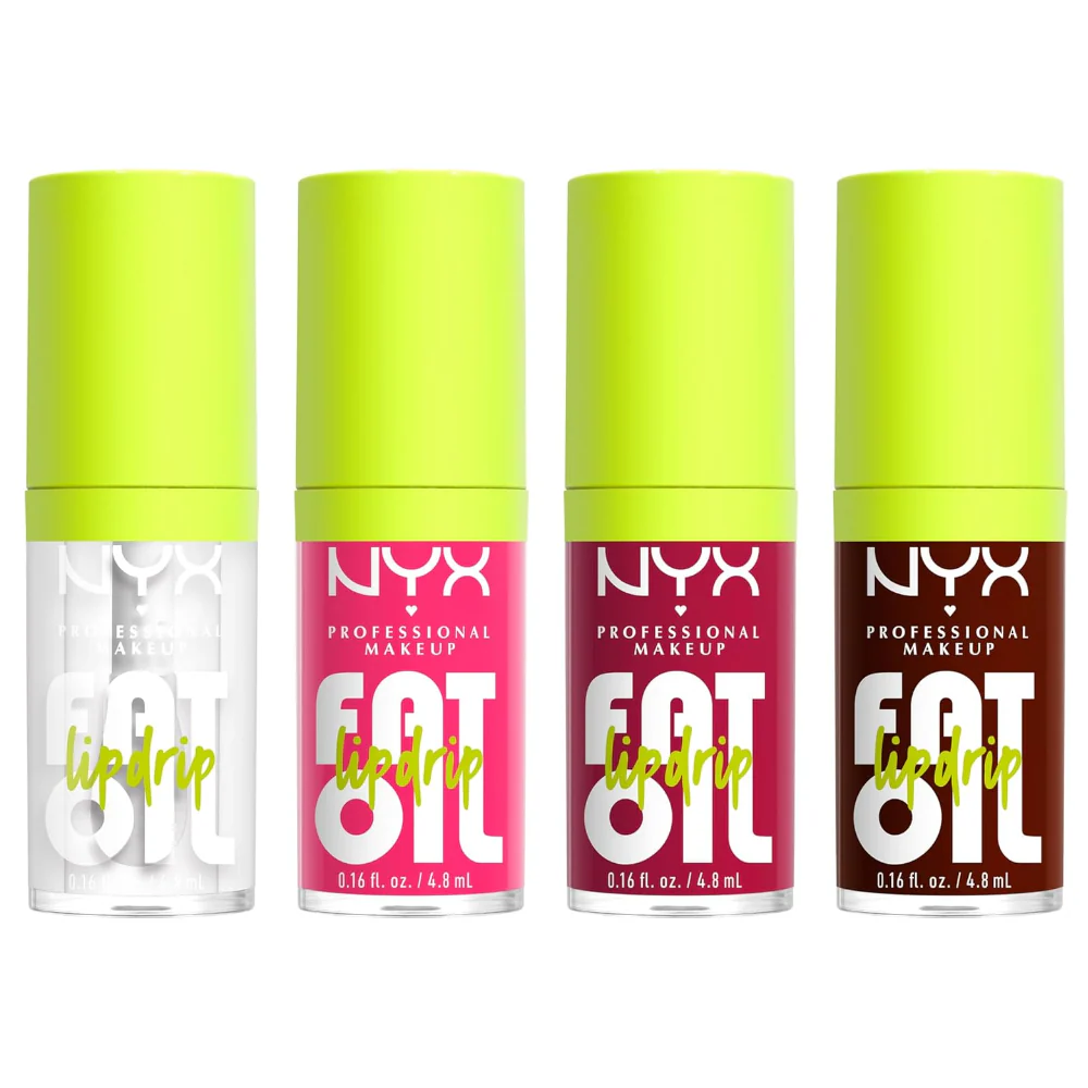 NYX Professional Makeup Fat Oil Lip Drip Kit 4 x 4.8ml - Image 2