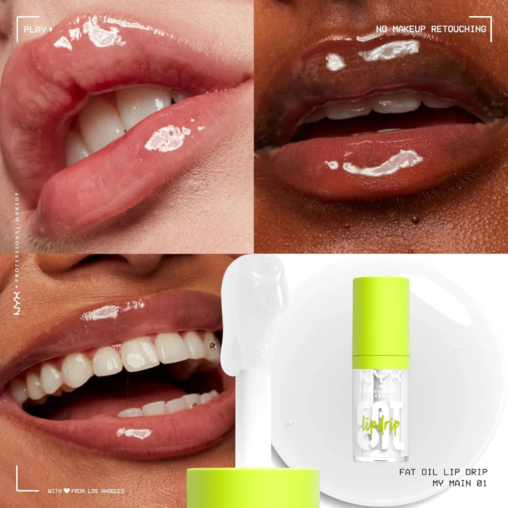 NYX Professional Makeup Fat Oil Lip Drip Kit 4 x 4.8ml - Image 3