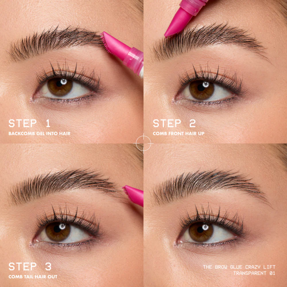 NYX Professional Makeup The Brow Glue Crazy Lift Transparent 7ml - Image 6