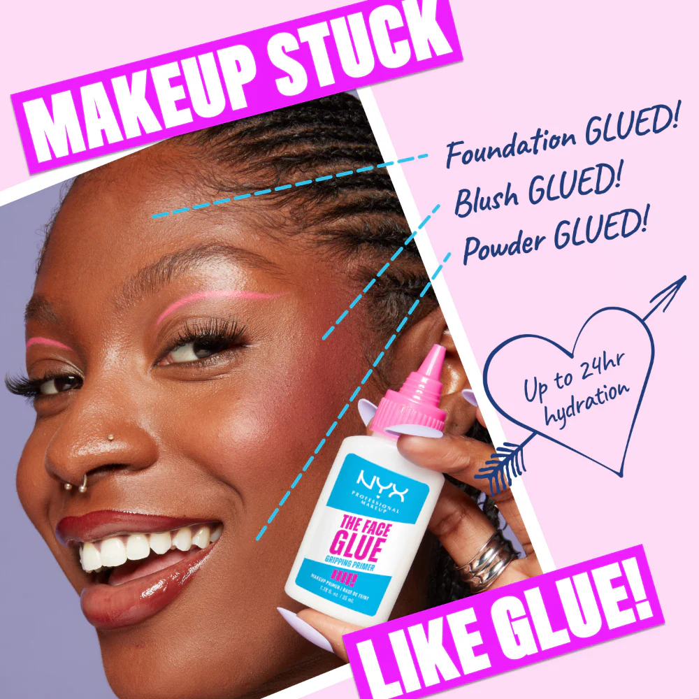 NYX Professional Makeup The Face Glue Gripping Makeup Primer 35ml - Image 3